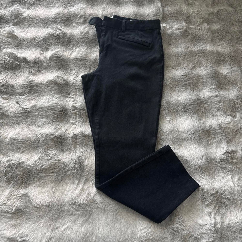 Gap for Good Women's Cropped Pants Skinny Ankle Size 10 Black Stretch-0513'